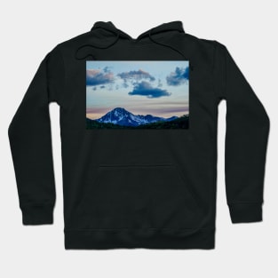 Snowmass Village mountain peak at sunset Hoodie